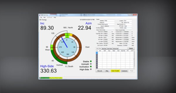 KeyDrill Roll Test Software
